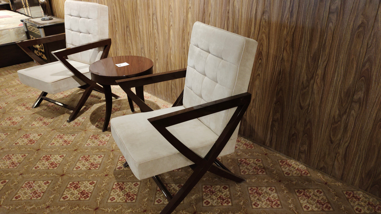 X Chairs Set With Table