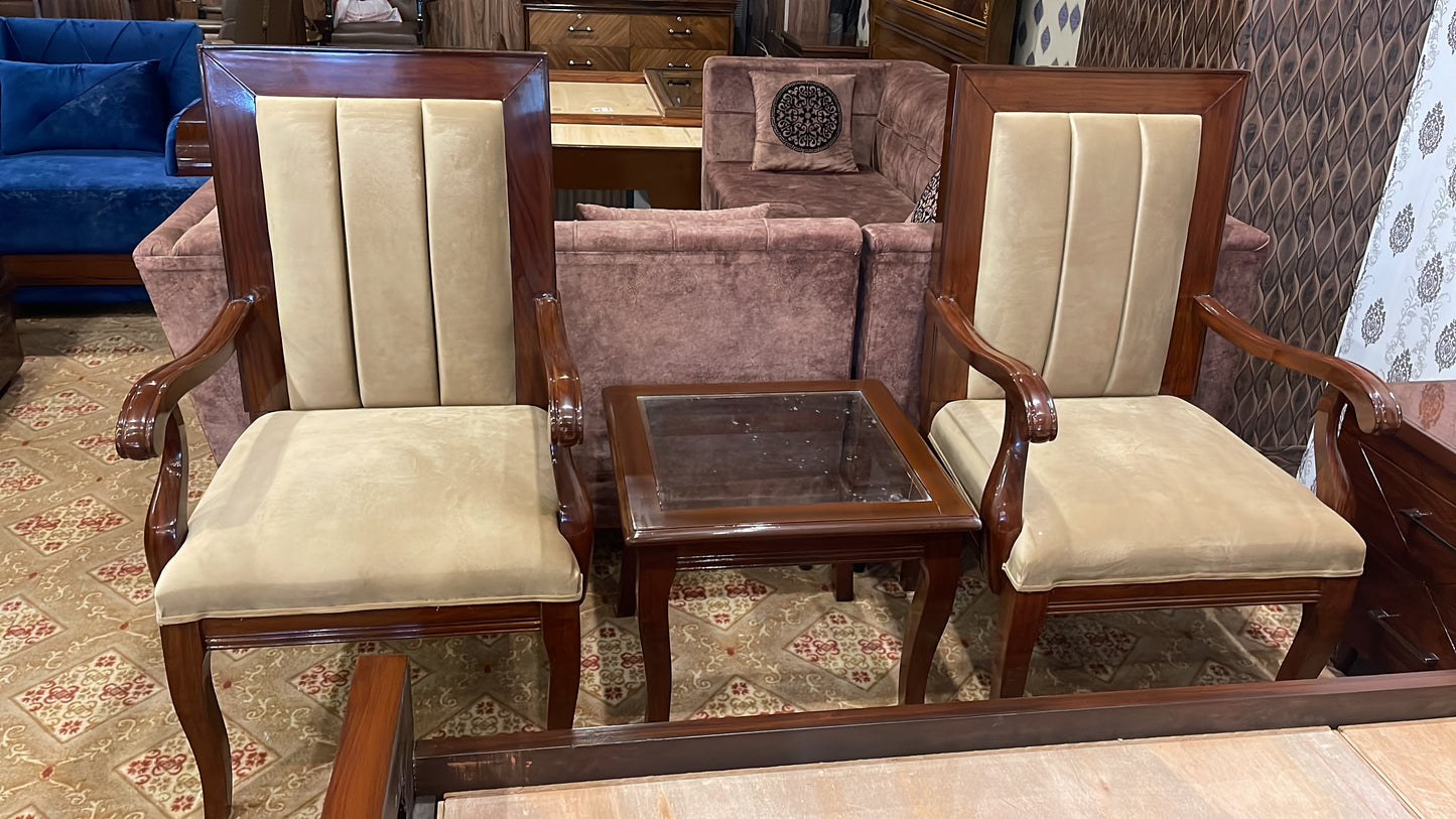 Wooden Chair Set with Table