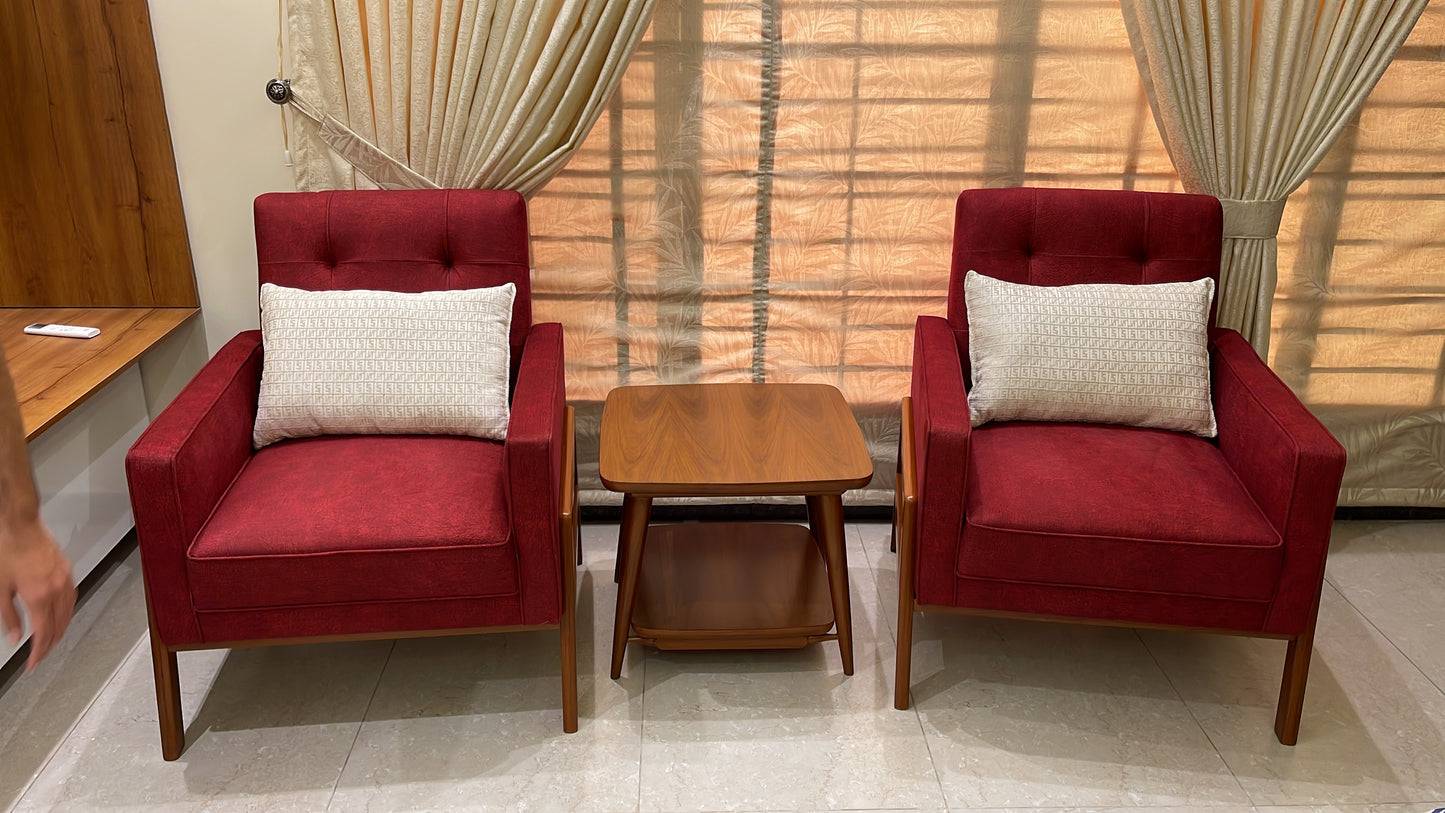 Decent Sofa Chairs Set with Table