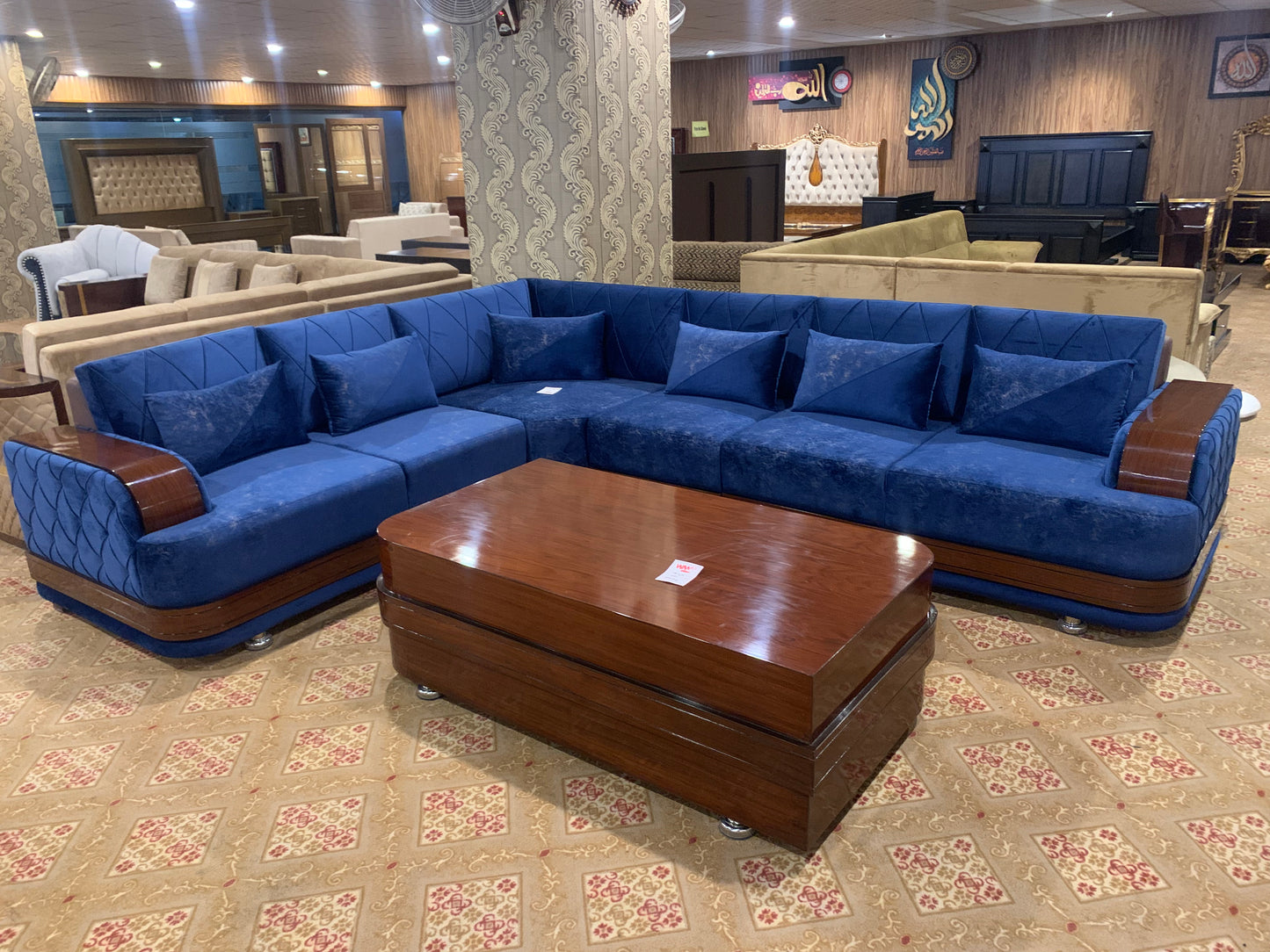 L Shape Sofa Set with Table