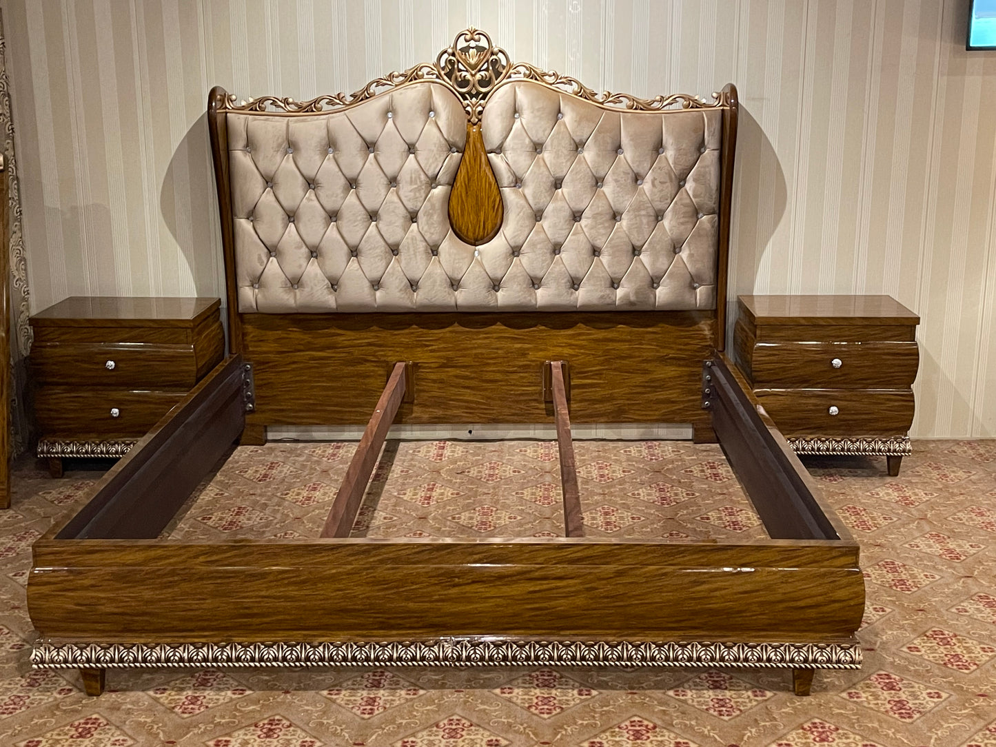 Bed Set Shesham Wood