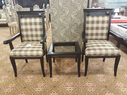 Ash Wood Chairs Set With Table.