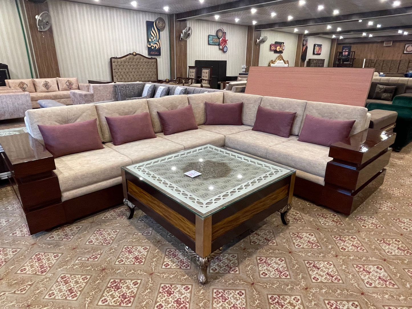 Step Corner L Shape Without Table