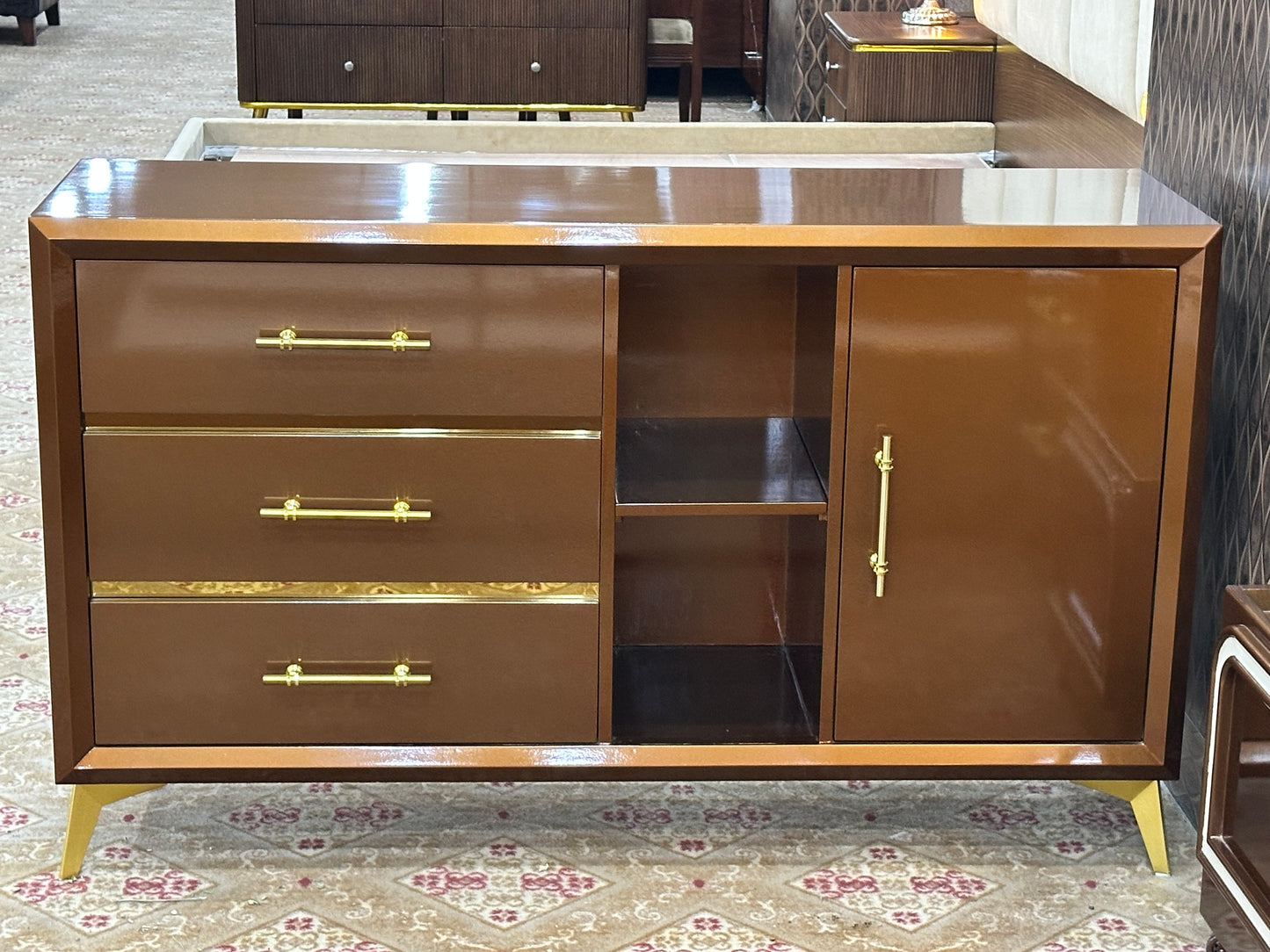 Bed Set Brass n Deco